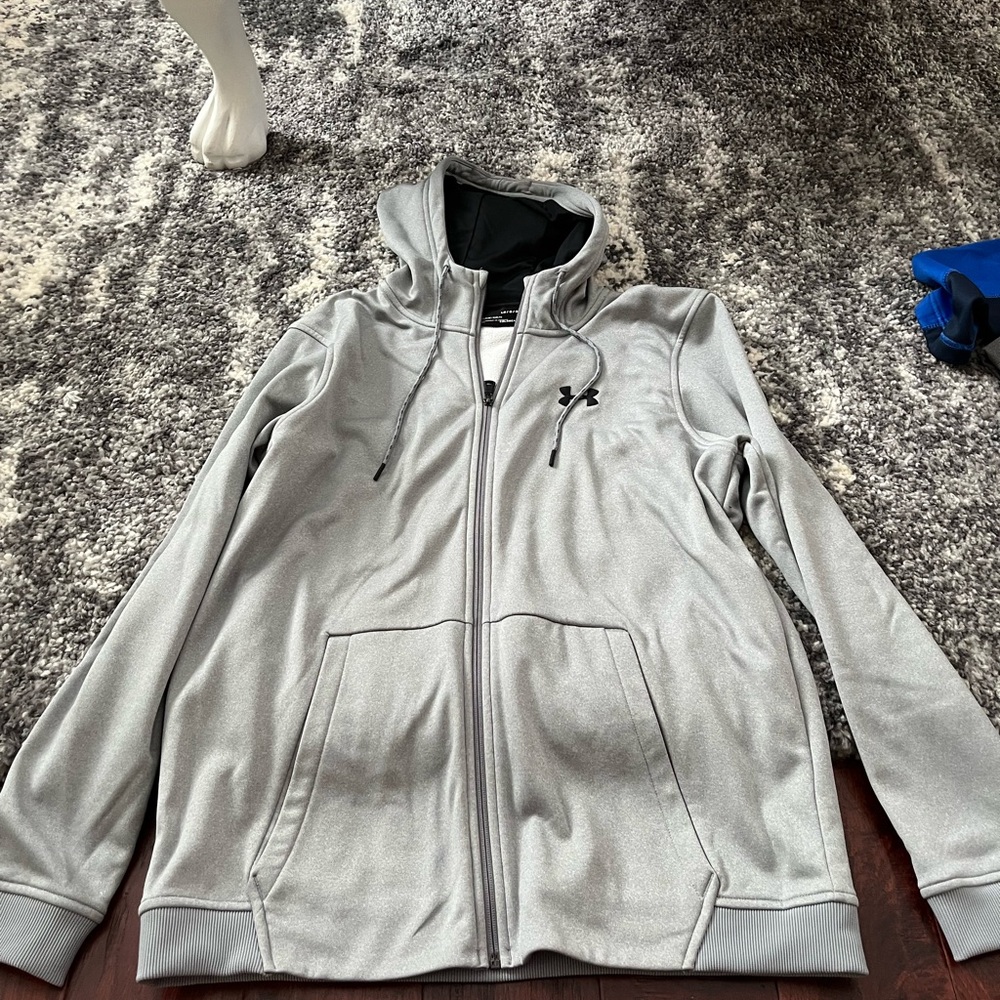 LG Gray and Black ColdGear Jacket